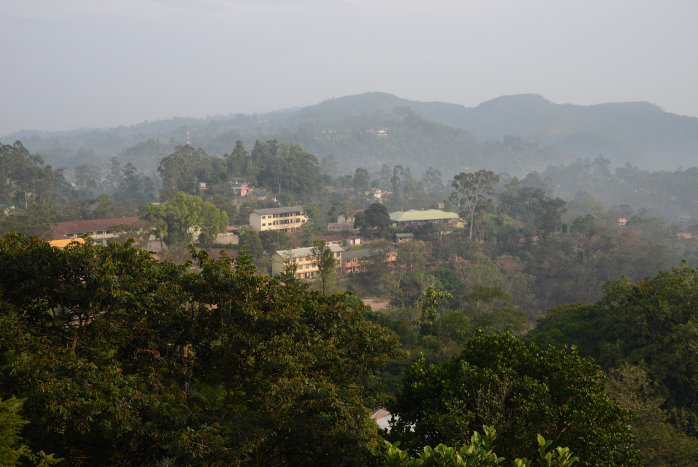 Morgendunst über Bandarawela