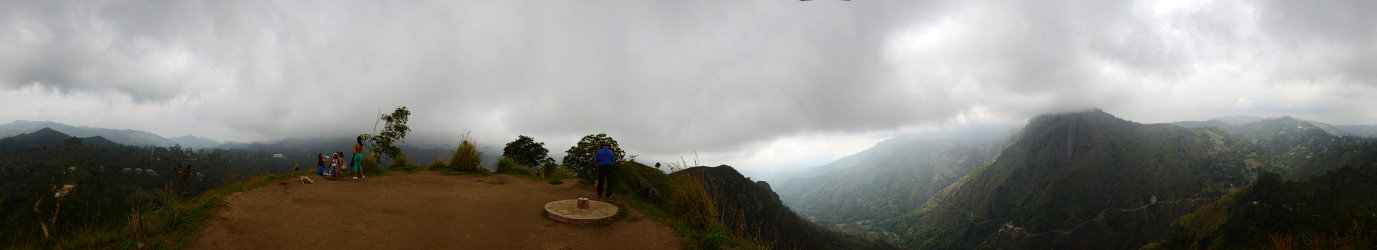 Bild: 360°-Panorama am Little Adams Peak