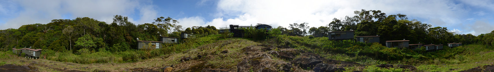 Bild: Die Rainforest-Eco-Lodge im 360°-Panorama