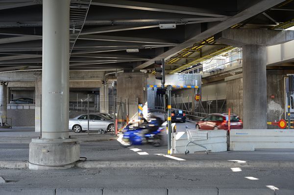 Die Station Slussen wird gerade umgebaut