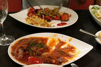 Bild: Leckeres Essen im bengalischen Restaurant