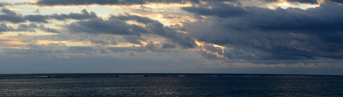 Bild: Der Sonnenuntergang fällt heute leider aus
