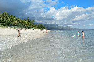 Bild: Am Strand beim Hotel