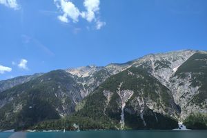 Achensee aus dem Auto raus