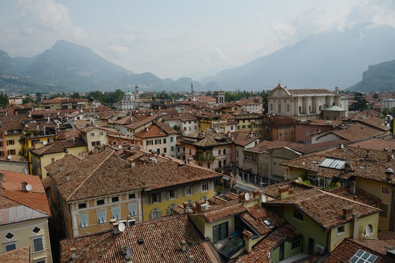 Blick über Riva del Garda