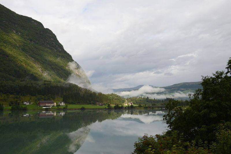 Spiegelung in einem See