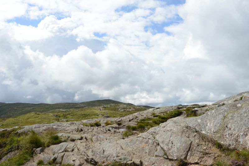 Der Weg taugt nichts, aber die Landschaft ist klasse