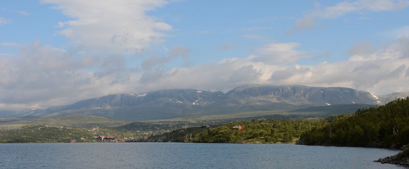 Aussicht am Parkplatz zur Wanderung