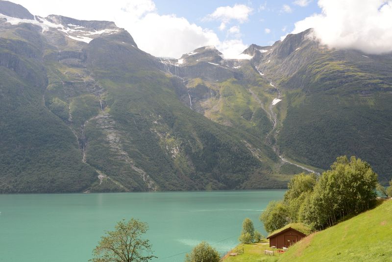 Auf dem Weg zum Kjenndal-Gletscher