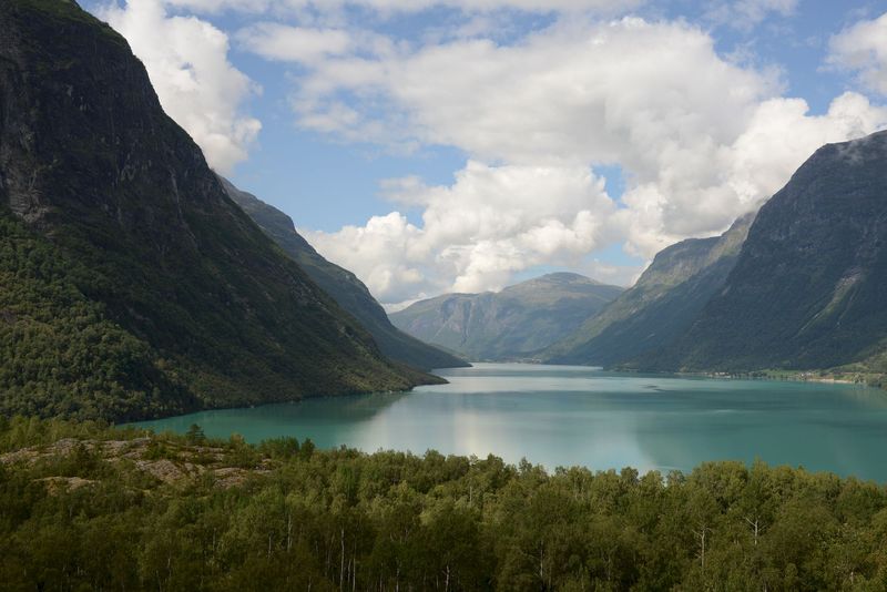 Auf dem Weg zum Kjenndal-Gletscher