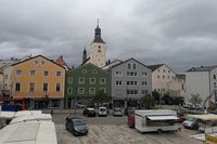 Marktplatz in Regen