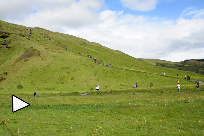 Video am Skógafoss