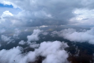 Aus dem Flugzeug raus