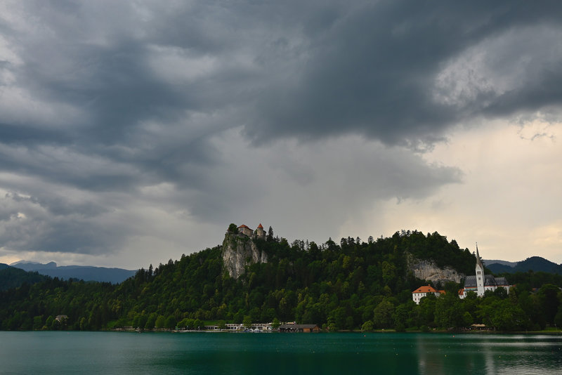 Ein Gewitter zieht auf