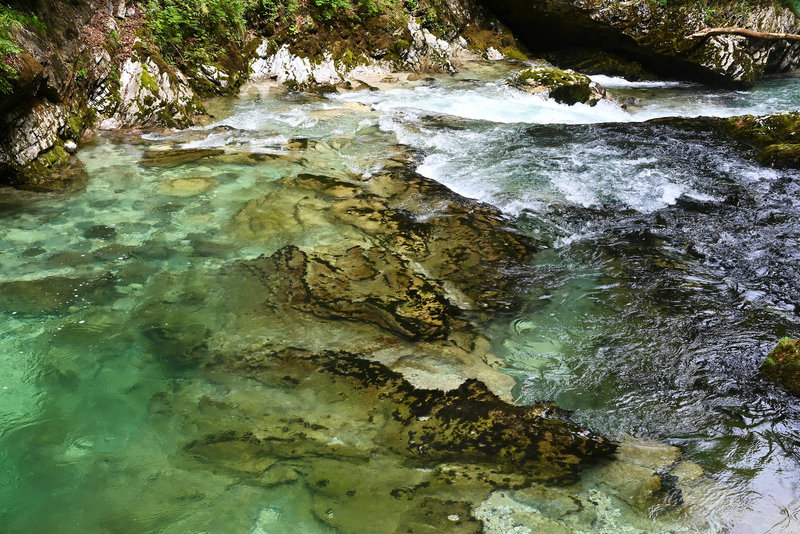 In der Vintgar-Schlucht