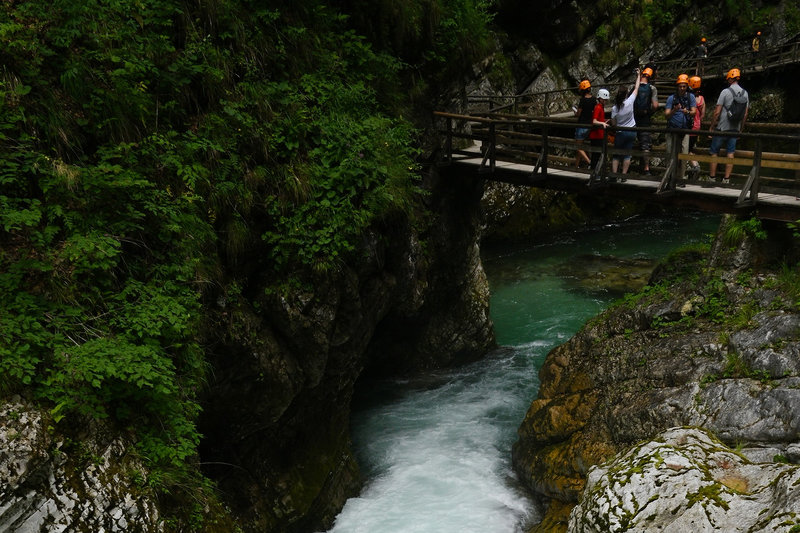 In der Vintgar-Schlucht