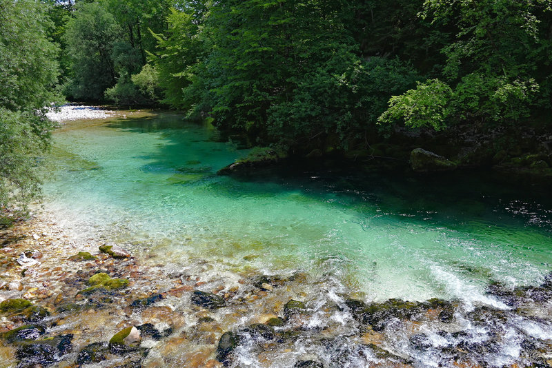 Glasklares Wasser